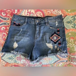 Nanette Lepore Embroidered Shorts